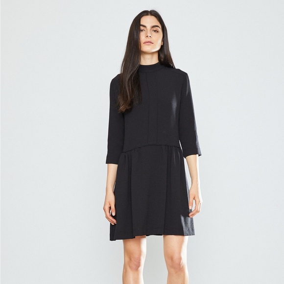 Ganni classic black Clark dress - size Small (S) - Picture 2 of 8